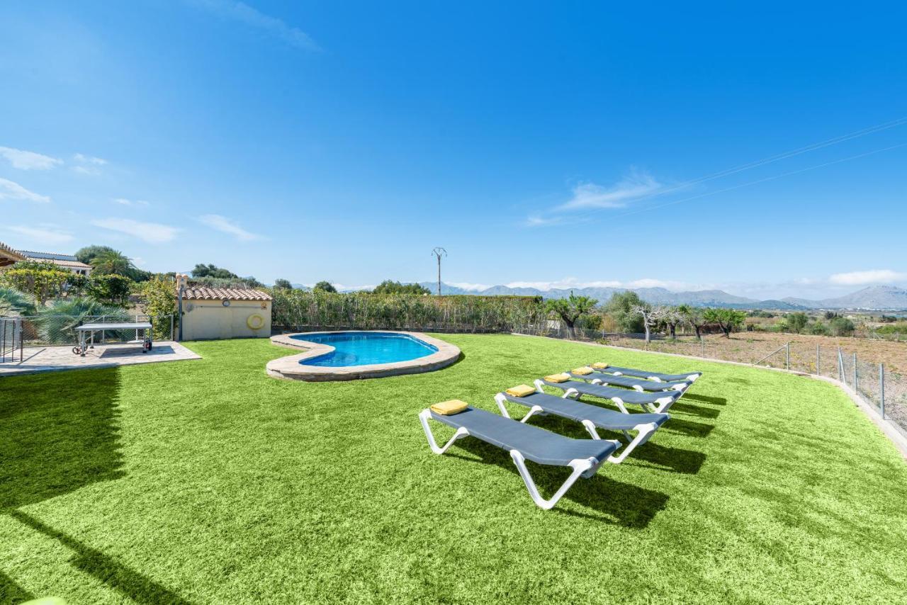 Villa Pou D,Ambroitx, Pool And Sea Views In Alcudia Exterior foto