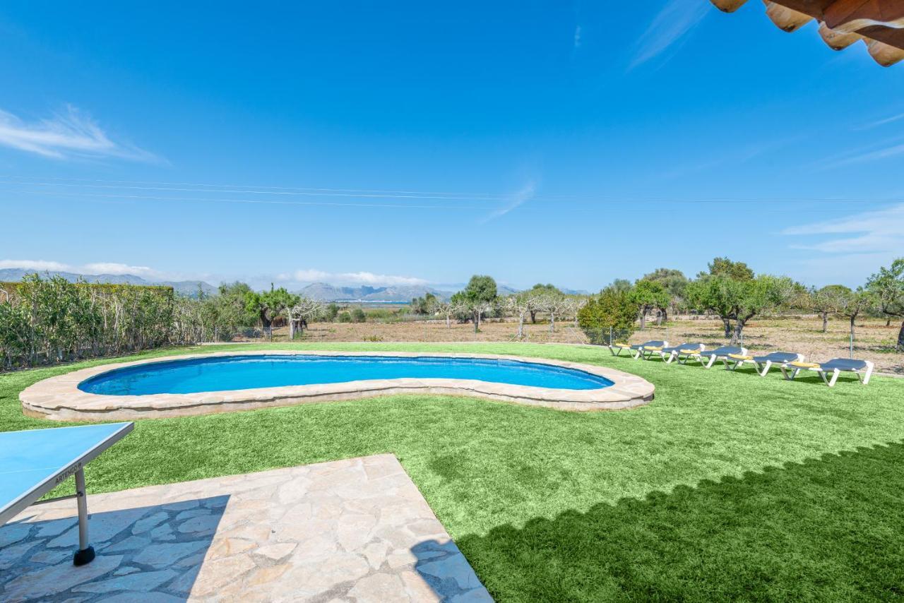 Villa Pou D,Ambroitx, Pool And Sea Views In Alcudia Exterior foto